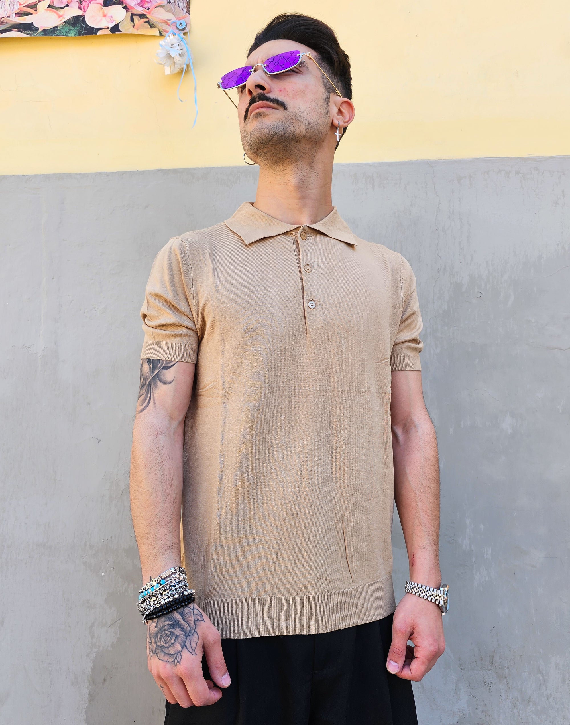 Polo Basic in Filo 3 Bottoni
