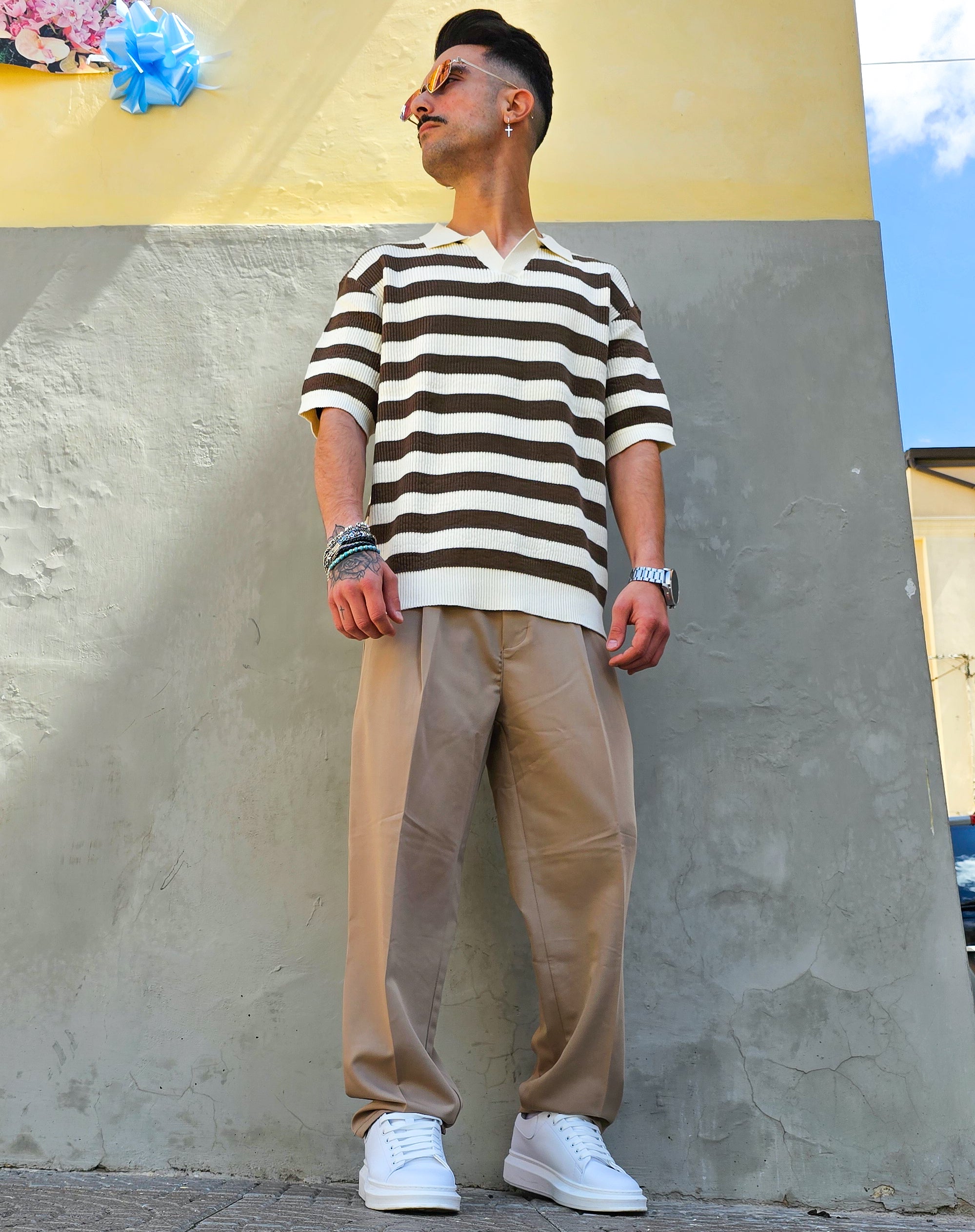 Pantalone Elegante Baggy Fit