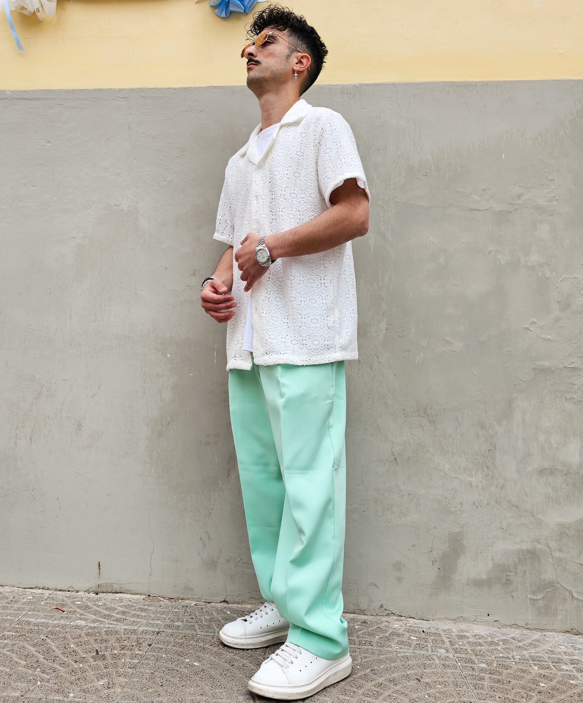 Pantalone Elegante Baggy Fit