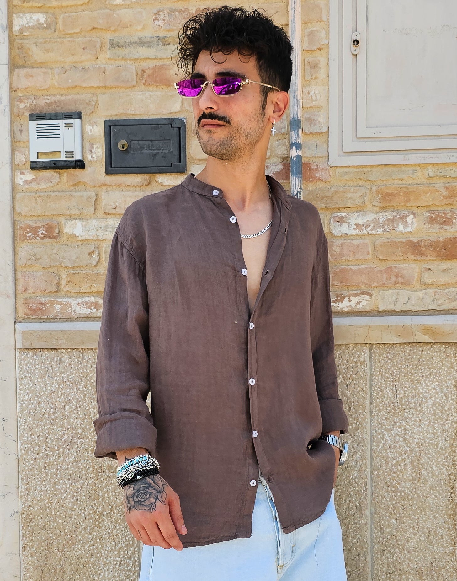 Camicia in 100% Lino