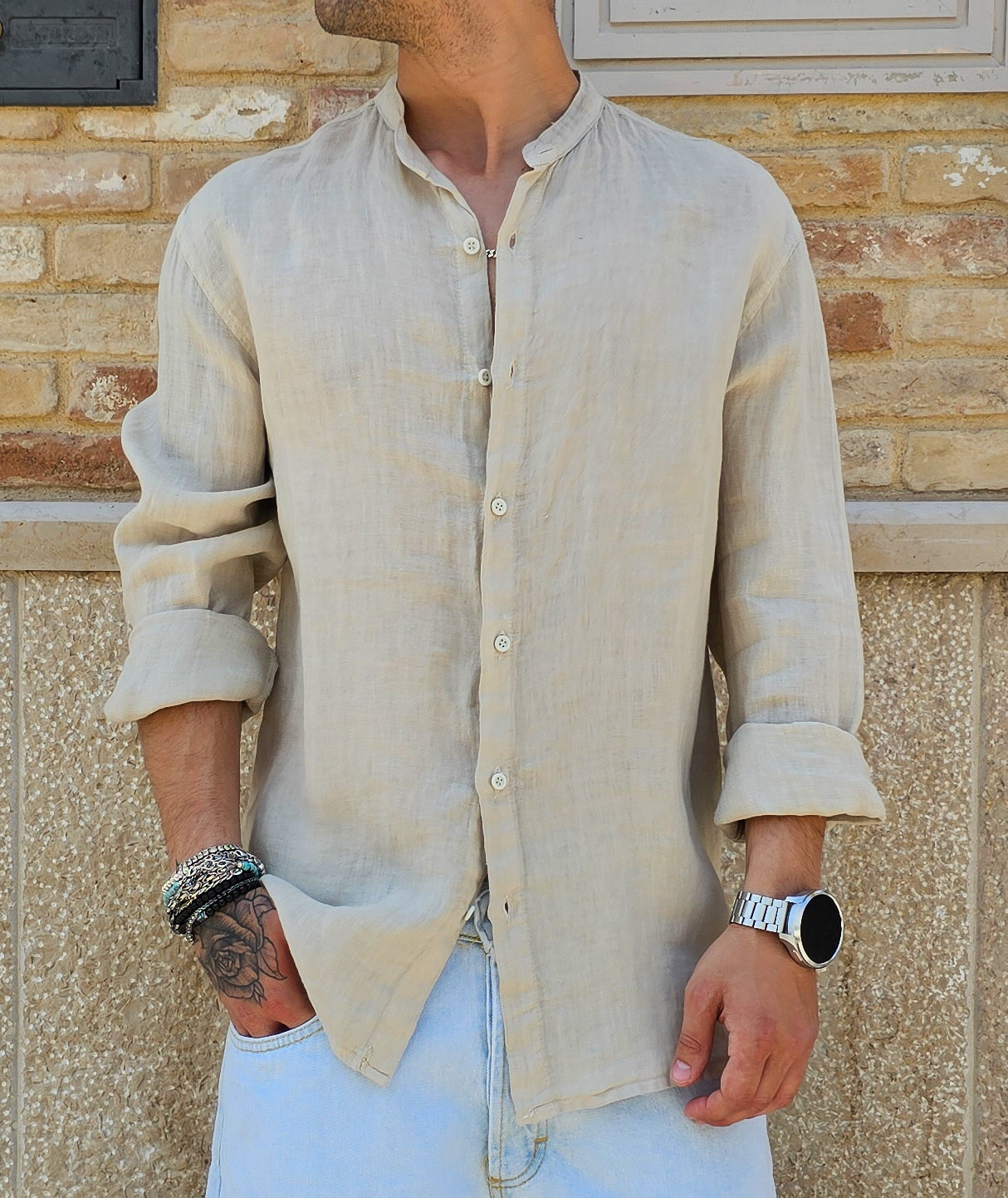 Camicia in 100% Lino
