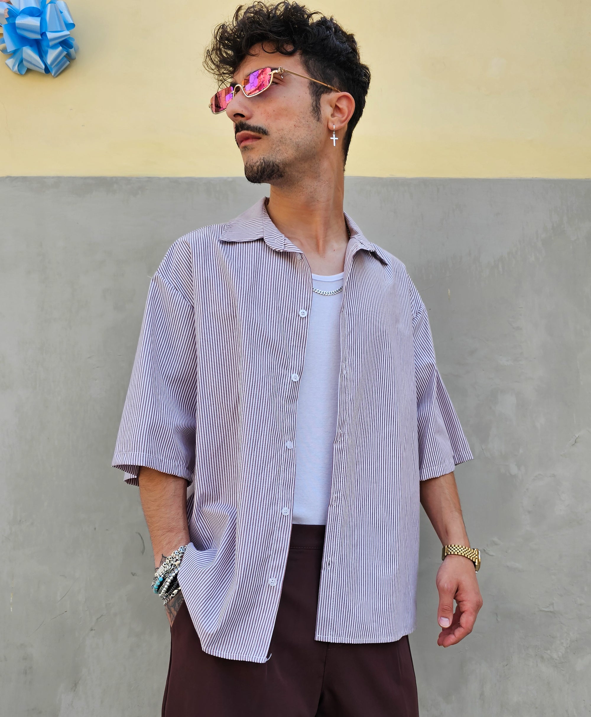 Camicia Ibiza Semiover Millerighe