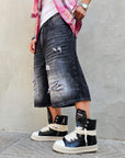 Bermuda Jeans Baggy  Mod Dsq Black