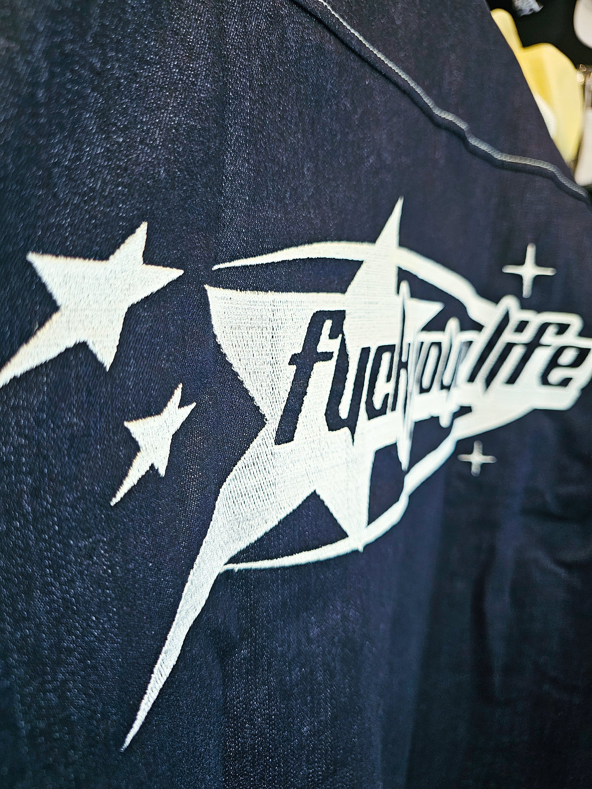 Completo Jeans Fuckyourlife Ricamo