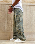 Jeans Cargo Baggy Sfrangiato