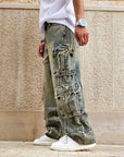 Jeans Cargo Baggy Sfrangiato
