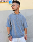 Polo 3 Bottoni Lana