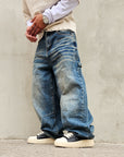 Jeans American Baggy Blue Sabbiato