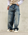 Jeans American Baggy Blue Sabbiato