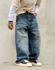 Jeans American Baggy Blue Sabbiato