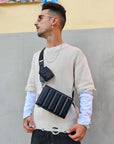Pochette Uomo Bag Tracolla Cioccolato