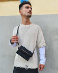 Pochette Uomo Bag Tracolla Pitonata