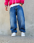 Jeans Baggy Blue Shaded