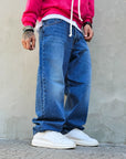 Jeans Baggy Blue Shaded