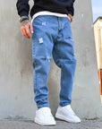 Jeans Basic Fit Rotture
