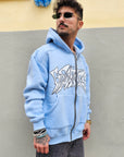 Felpa Hustle Zip Undergroud