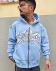 Felpa Hustle Zip Undergroud