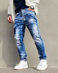 Jeans Mod Dsq Blue Skinny