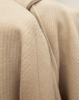 Cappotto Monopetto Panna
