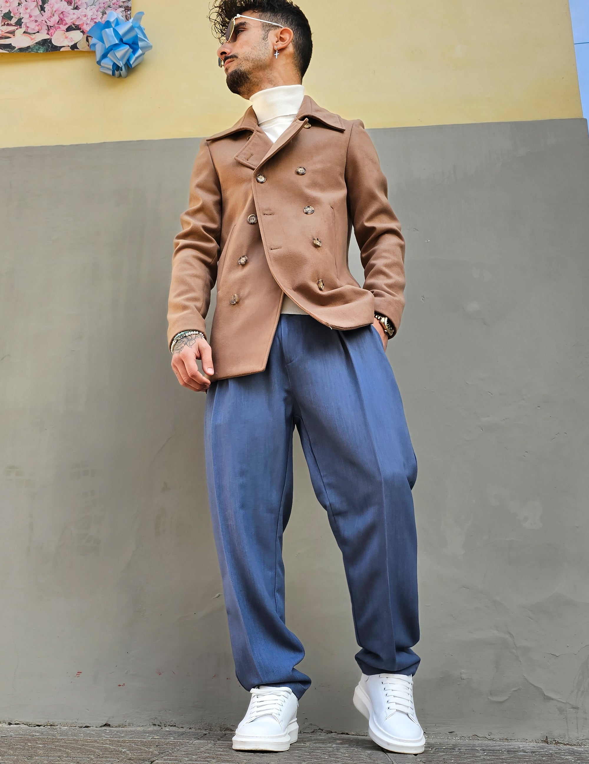 Pantalone Elegante Invernale Baggy Fit