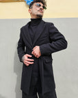 Cappotto Monopetto Nero