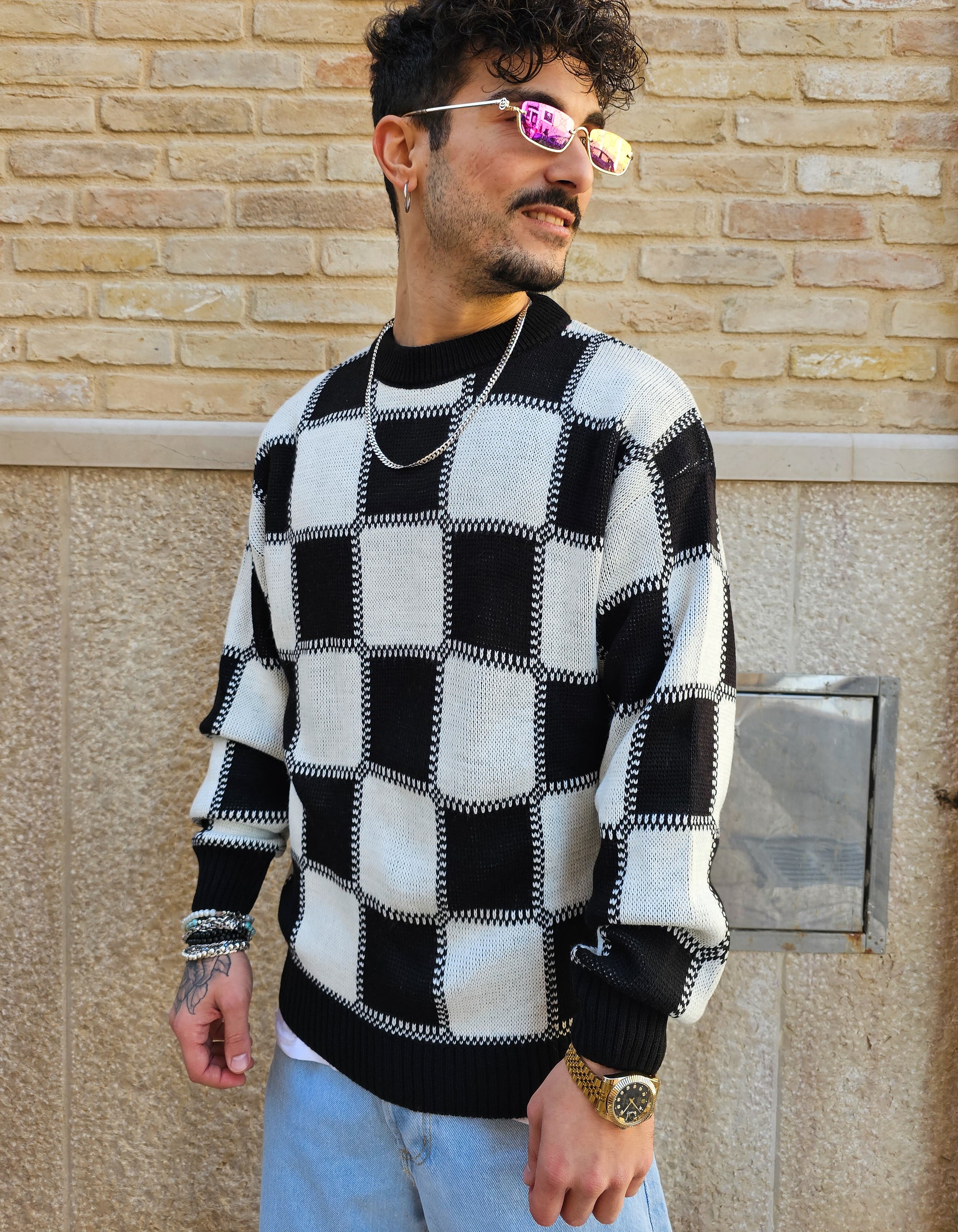Maglione Scacchi