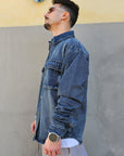 Camicia di jeans semi over blue