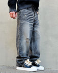 Jeans American Baggy Grey