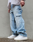 Jeans Cargo Baggy Clear