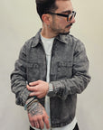 Giacca Di Jeans Diamond Grey