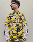 Camicia Militare Manica Doppiata Chrome