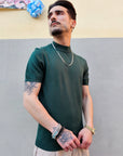 T-shirt  Mezzo Collo In Filo