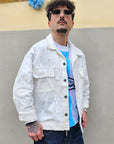 Giacca Di Jeans Microforata