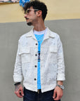 Giacca Di Jeans Microforata