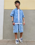 Completo Denim Cargo Short