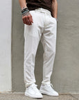 Pantalone Elegante Sartoriale Slim Fit
