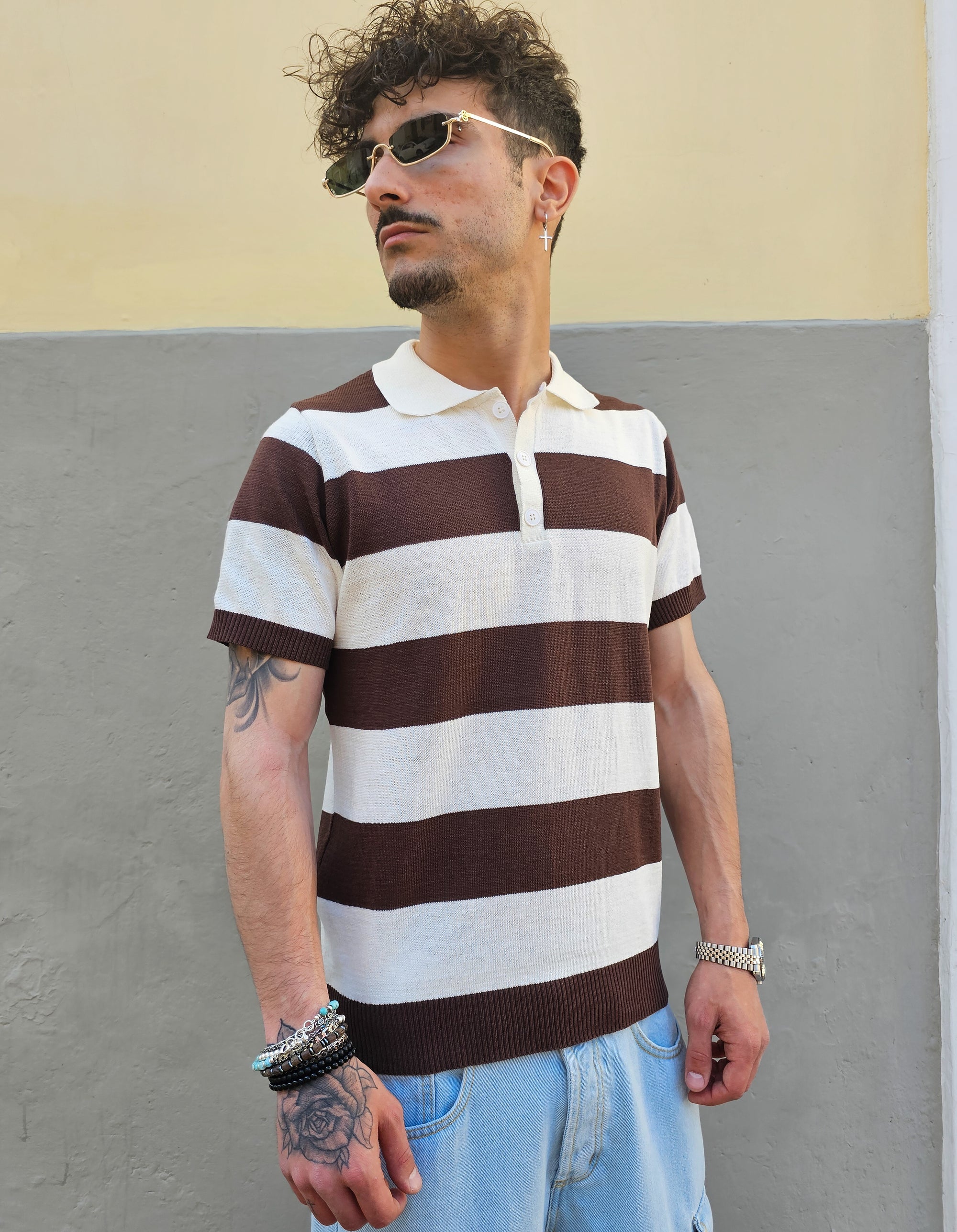 Polo In Filo Rigata