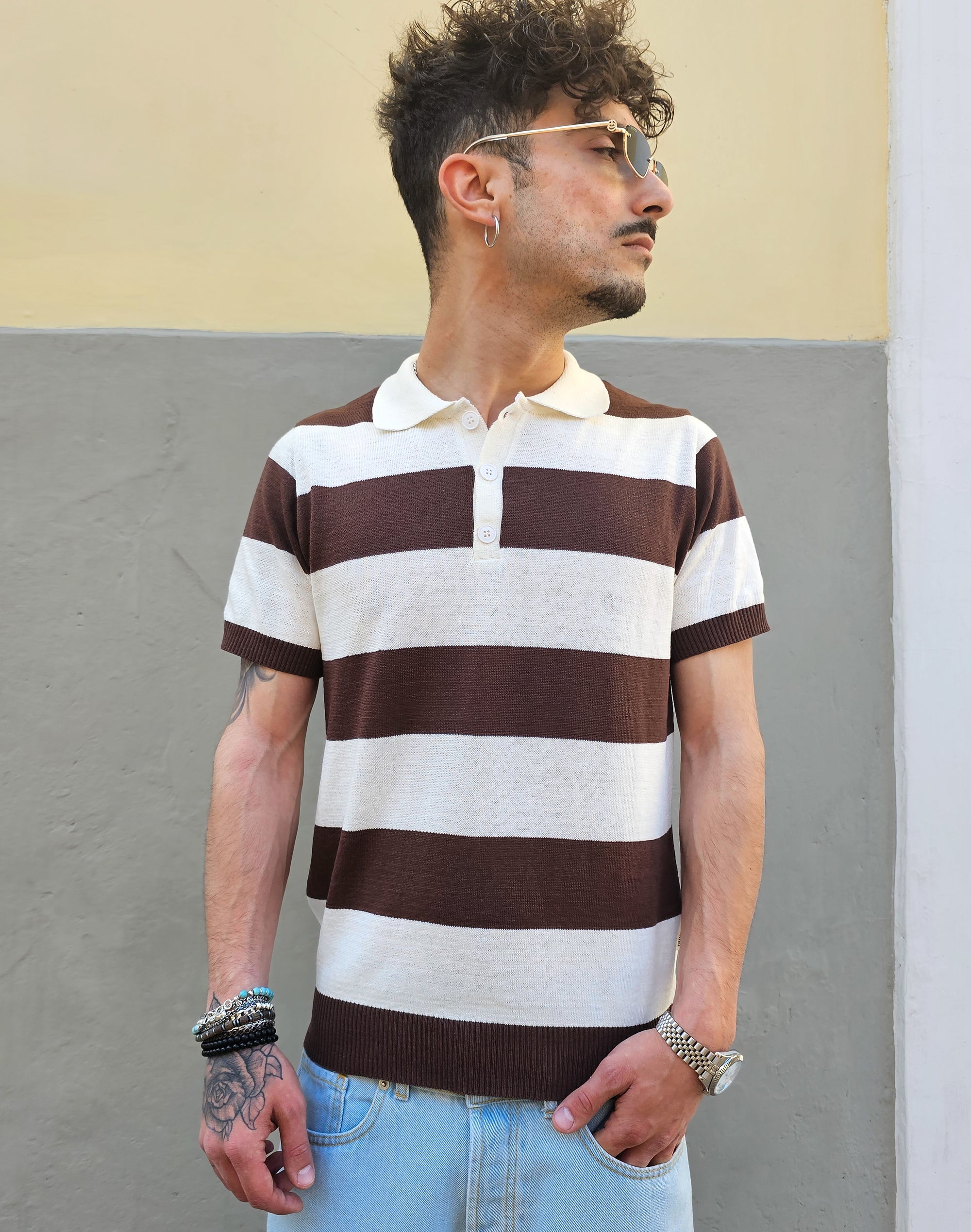 Polo In Filo Rigata