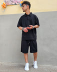 Completo Polo Miami Plissè