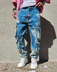 Jeans Cargo Slavato