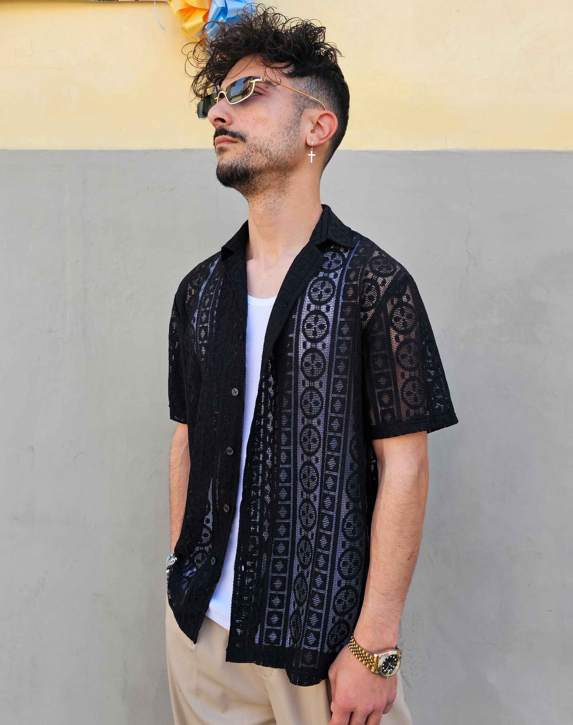 T-shirt  Rigata Crop