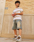 T-shirt  Rigata Crop