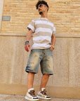 T-shirt  Rigata Crop