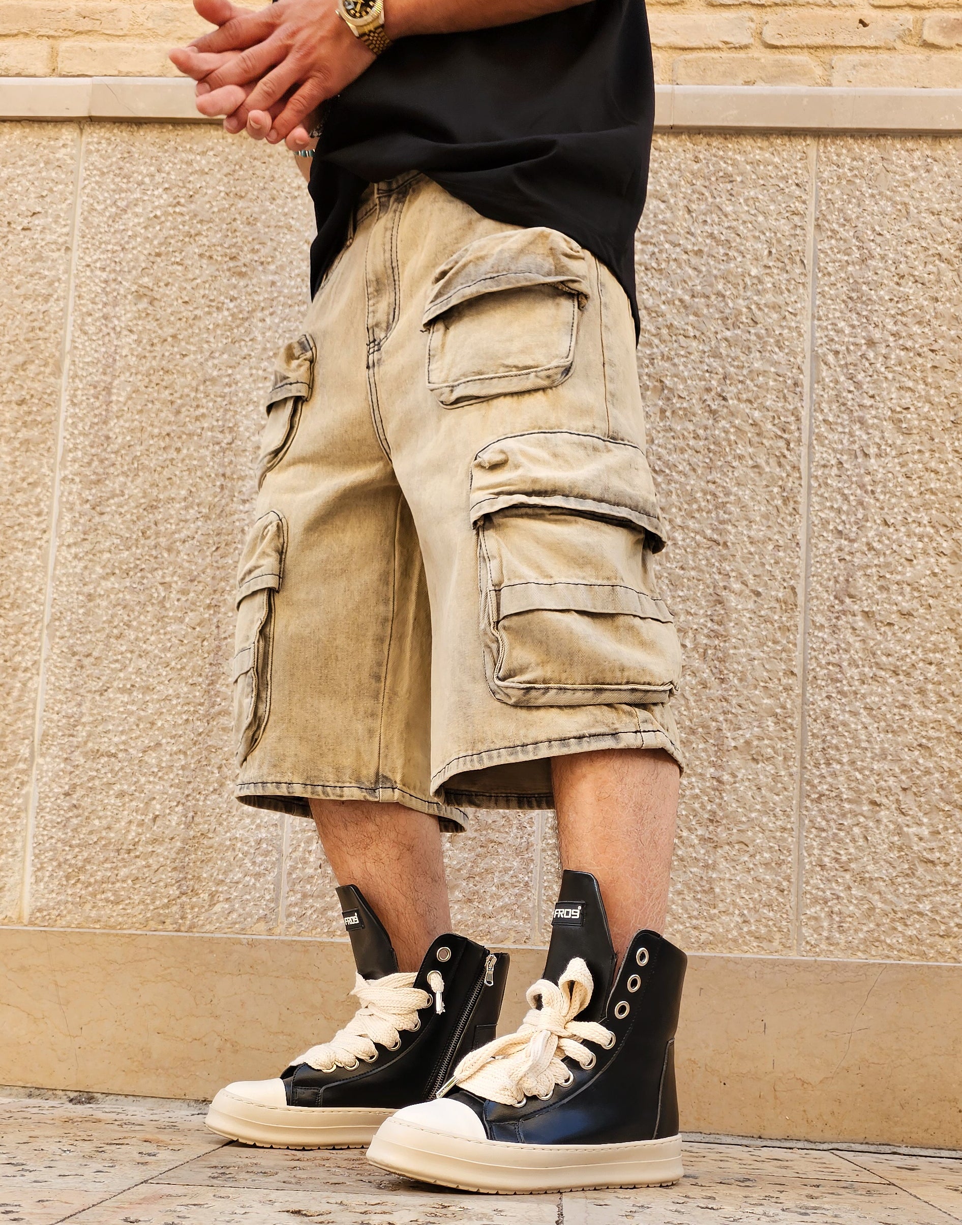 Bermuda Cargo Baggy Sabbiato