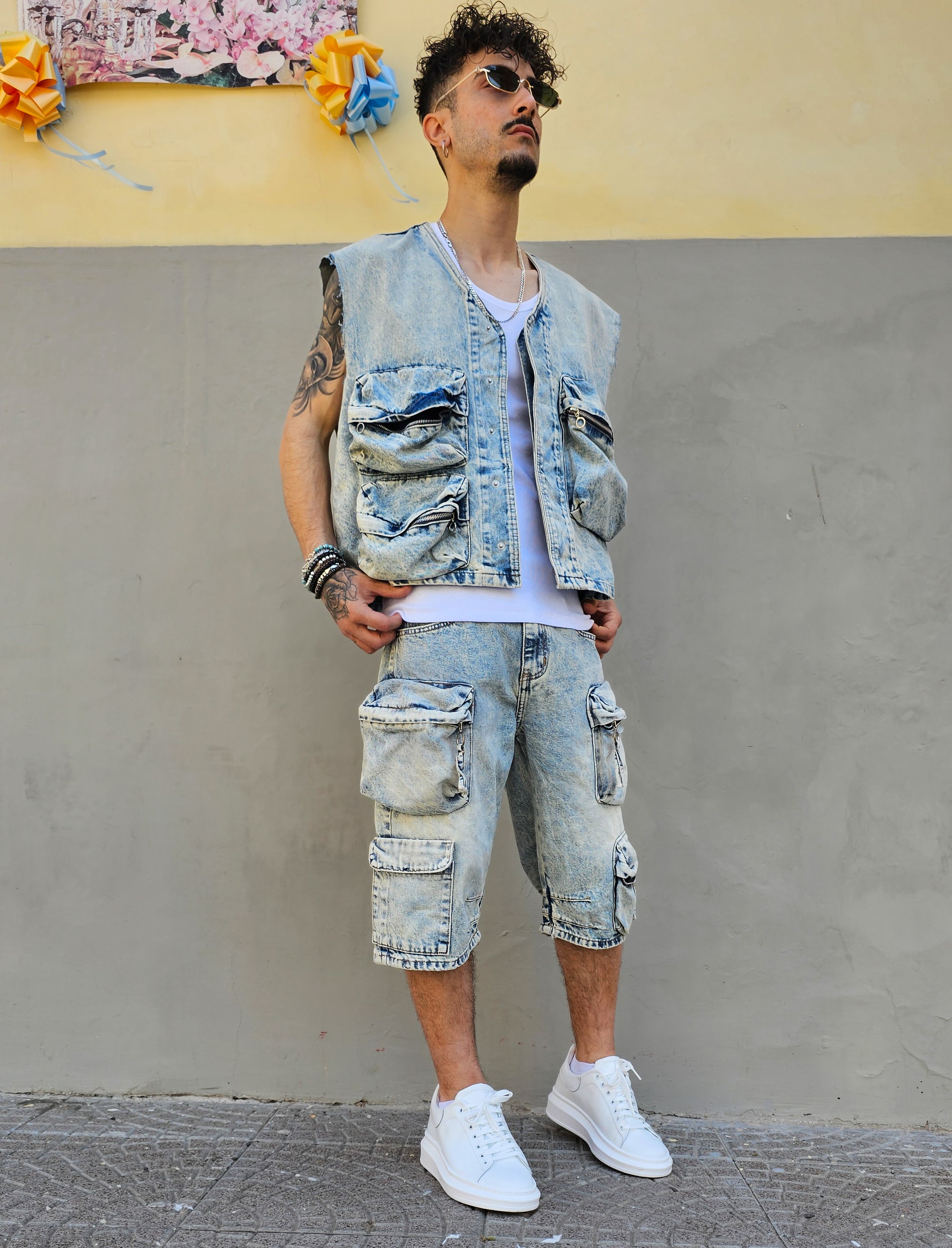 Completo Cargo Denim  Jackson