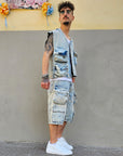 Completo Cargo Denim  Jackson