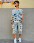 Completo Cargo Denim  Jackson