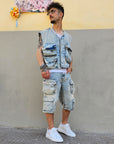Completo Cargo Denim  Jackson