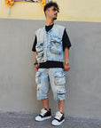 Completo Cargo Denim  Jackson