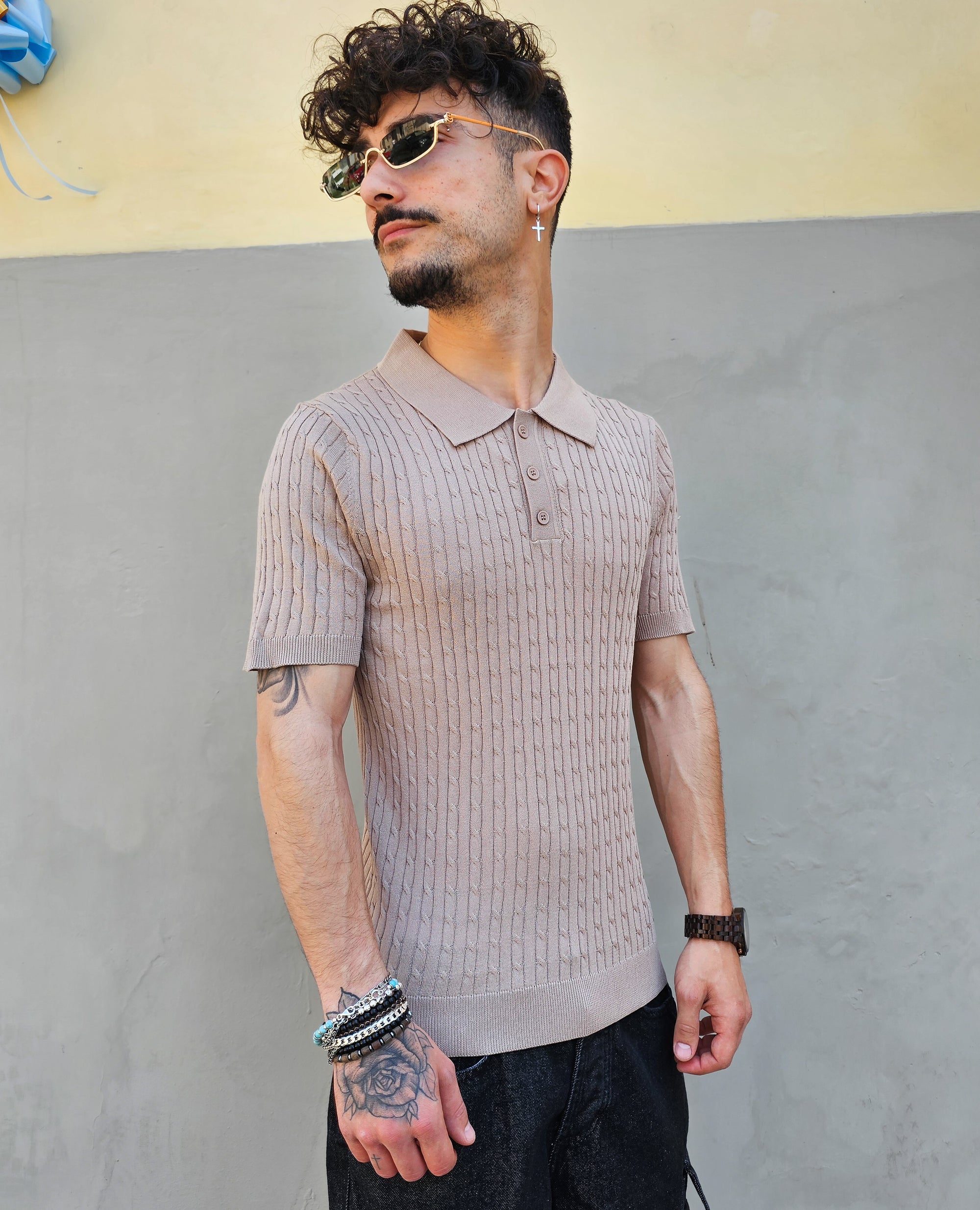 Polo In Filo Treccia